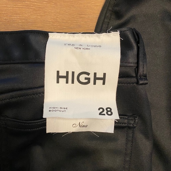 New w/tags Rag & Bone Jeggings ankle black - Picture 4 of 7
